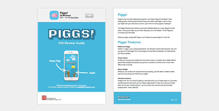 Piggs! Review Guide